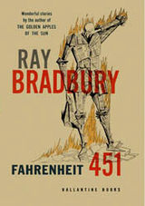 Fahrenheit 451, book cover (fair copyright use)